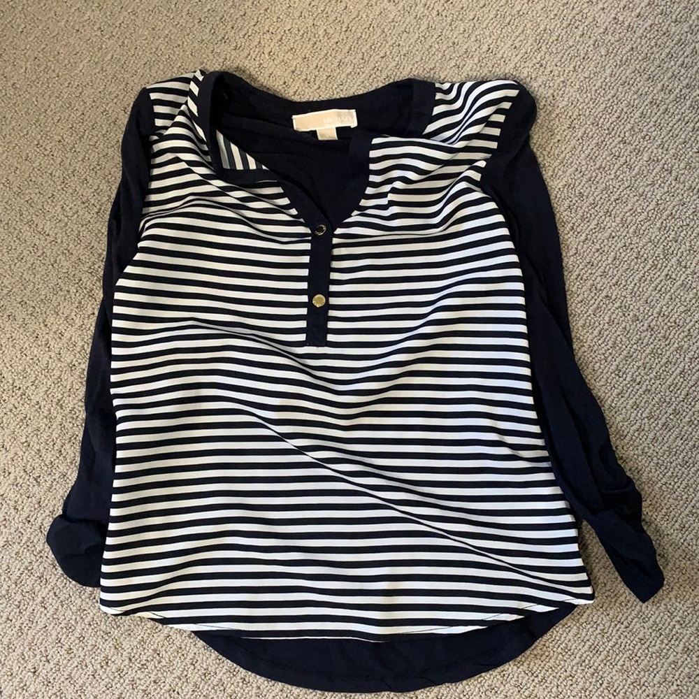 MICHAEL KORS stripe long sleeve